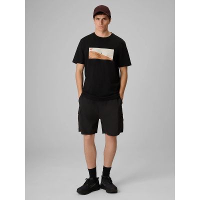 4. Herren-T-Shirt mit Aufdruck, regulär, Größe 4F 4FRSS26TTSHM4236-20S