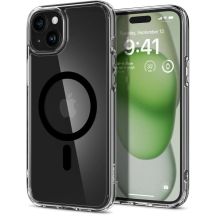 Spigen Ultra Hybrid Mag-Hülle mit MagSafe für iPhone 15 Plus – Schwarz