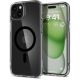 Spigen Ultra Hybrid Mag-Hülle mit MagSafe für iPhone 15 Plus – Schwarz