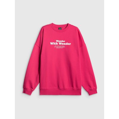 7. Oversize-Sweatshirt für Damen ohne Kapuze 4F 4FRSS26TSWSF2993-53S