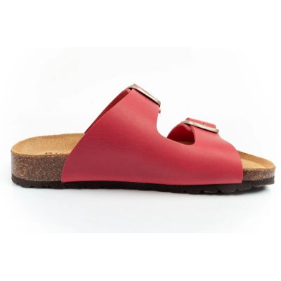 2. Bio Bio Damen-Slipper, profilierte Flip-Flops, Naturleder