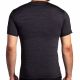 5. Luxe Kurzarm-Lauf-T-Shirt für Herren, Schwarz