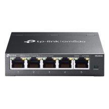 TP-Link Omada ES205G Netzwerkkabel, verwalteter Gigabit-Ethernet-Adapter (10/100/1000), Schwarz
