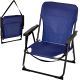 FALTBARER TOURISTEN- UND STRANDSTUHL MIT ARMLEHNEN 52X54X26/66CM BLAU