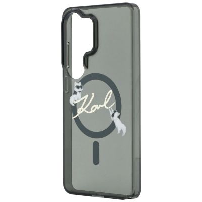 6. Karl Lagerfeld IML KC Script MagSafe Hülle für Samsung Galaxy S26 Ultra - Schwarz