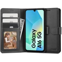 Tech-Protect Wallet Case für Samsung Galaxy A16 4G / 5G - Schwarz