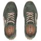 5. Damen-Lederschuhe, Wildleder-Sneaker, grün, Filippo DP7961