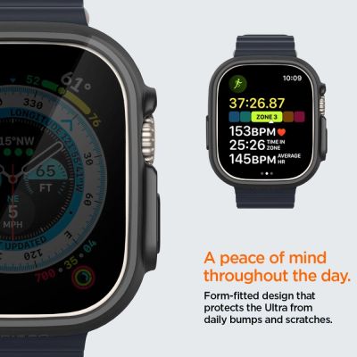 13. Spigen Thin Fit Gehäuse für Apple Watch Ultra (49 mm) – Schwarz