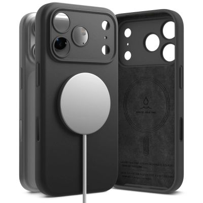 Ringke Silikon MagSafe Hülle für iPhone 18 Pro Max – Schwarz