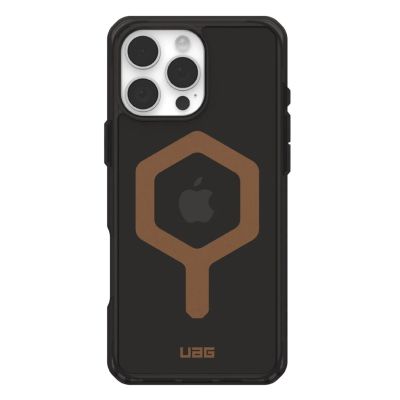 6. UAG Plyo Magsafe - Schutzhülle für iPhone 16 Pro Max, kompatibel mit MagSafe (schwarz/bronze)