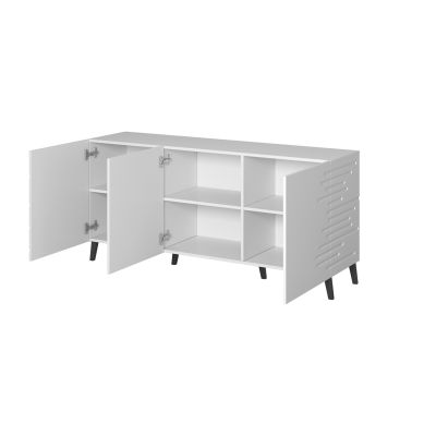 2. NOVA Kommode 155x40x72 weiß matt