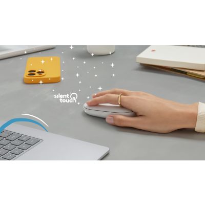 17. Logitech Pebble 2 M350s Weiße Maus