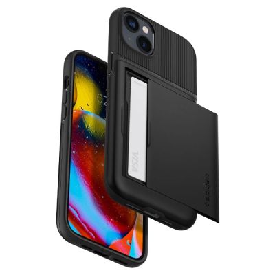 8. Spigen Slim Armor CS Hülle für iPhone 14 Plus – Schwarz