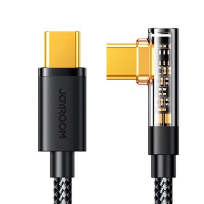 4. Joyroom Gaming-Kabel S-CC100A6 USB-C (gewinkelt) / USB-C (gerade) 100 W 1,2 m – schwarz