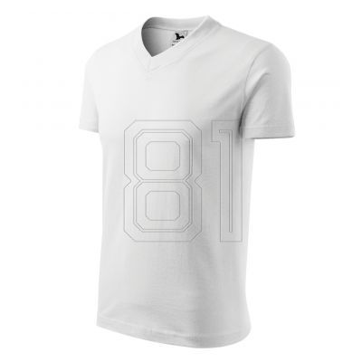 Malfini V-Ausschnitt T-Shirt M MLI-10200 weiß