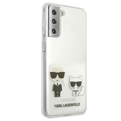 4. Karl Lagerfeld Karl&Choupette Hülle für Samsung Galaxy S21+ - Transparent