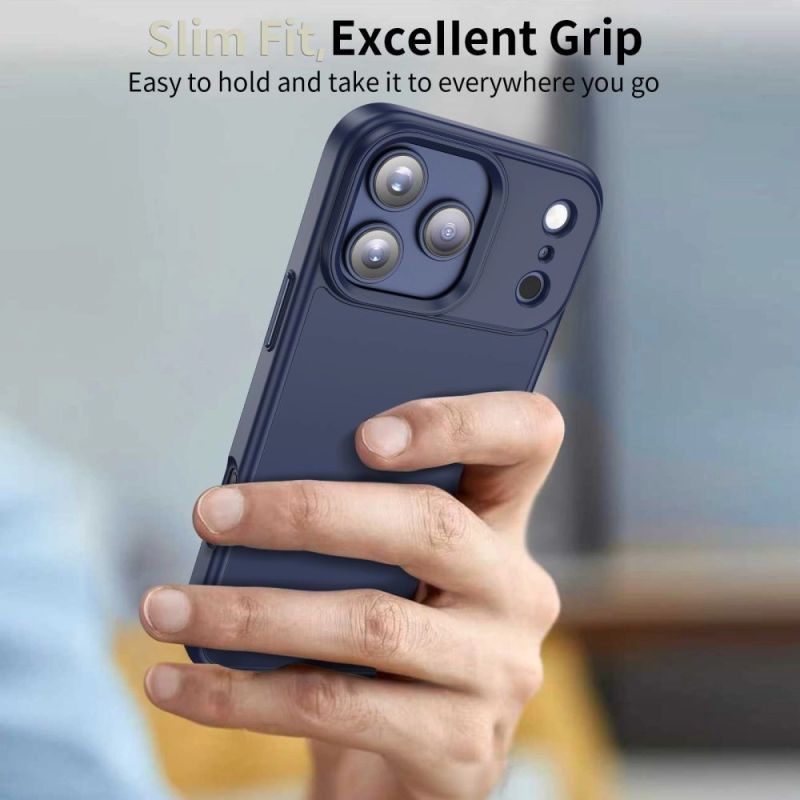 6. Tech-Protect MagMat Case für iPhone 17 Pro Max - Mattschwarz