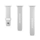 4. Puro Icon Silikonarmband für Apple Watch 42 / 44 / 45 / 49 mm - weiß (2 Stk.)