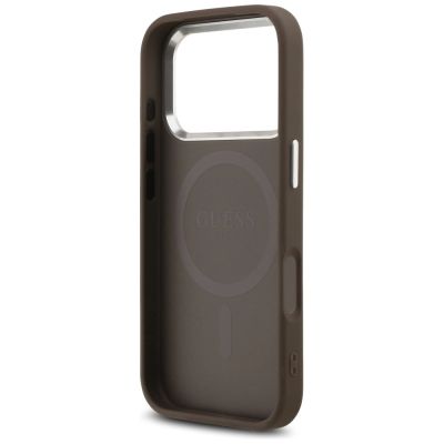 7. Guess 4G Classic Logo MagSafe Case für iPhone 17 Pro Max - Braun