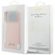 8. Guess Silicone Script Metal Logo MagSafe Case für iPhone 17 Pro - Pink