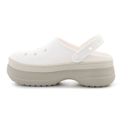4. CROCS CLASSIC STACKED CLOG CHALK 211355-0WV