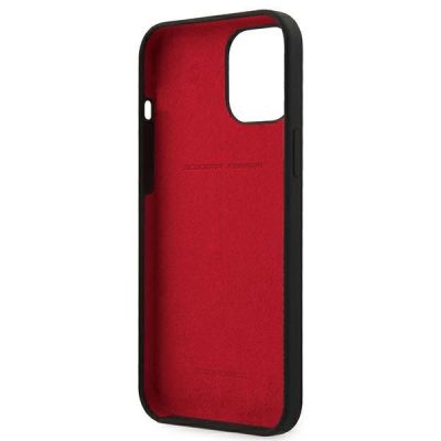 7. Ferrari FESIHCP12LBK iPhone 12 Pro Max 6.7" schwarz/schwarz Hardcase On Track Silicone