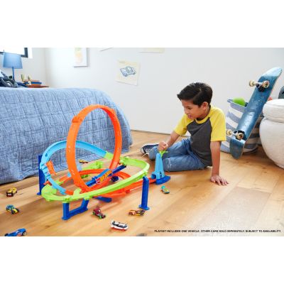 2. Hot Wheels Action Set Loop Cyclone Challenge HTK16 MATTEL
