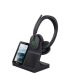 3. Yealink WH68 Workstation-Headset, kabelgebunden & kabellos, Kopfbügel, Anrufe/Musik, USB Typ-C, Bluetooth, Ladestation, Schwarz