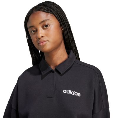 5. adidas Essentials Linear Polo Sweatshirt W JM1946