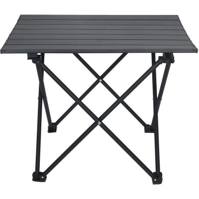 5. Faltbares Touristen-Set 3-in-1 Tisch und 2 Stühle Schwarz Enero Camp