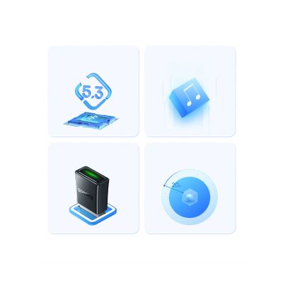 13. Baseus BA07 Bluetooth-USB-Adapter – Schwarz