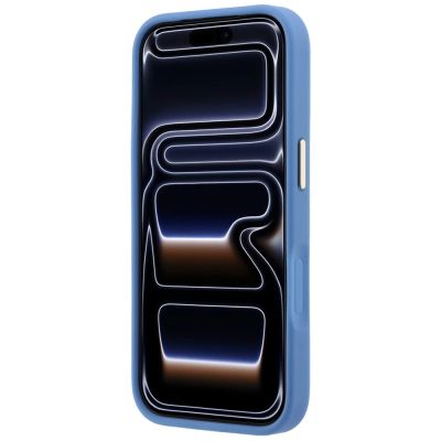 5. Guess 4G MagSafe Hülle mit gestreiften, runden und klassischen Logos für iPhone 17 Pro / 18 Pro – Blau
