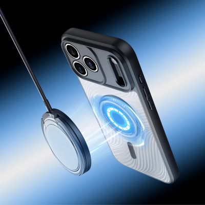 5. Dux Ducis AIMO Mag Case für iPhone 17 Pro, kompatibel mit MagSafe, Schwarz