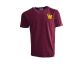Wood Ace AA T-Shirt Burgunderrot - 10235702-2222-Burgundy
