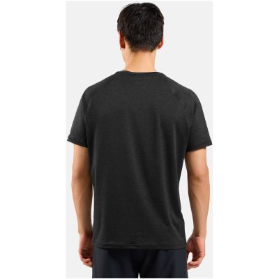Odlo Herren Kurzarm-T-Shirt mit Rundhalsausschnitt, Modell ESSENTIAL 365, schwarz, Größe XXL