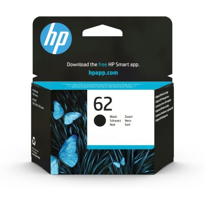 HP Schwarze Tinte HP 62, HP62=C2P04A, 200 Seiten