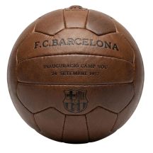 FC Barcelona Camp Nou Retro-Fußball, offiziell lizenziert, echtes Leder, B1048