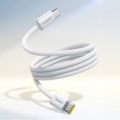 8. Baseus Dynamic 4 Pro 100W USB-C - USB-C Magnetkabel 1m - Weiß