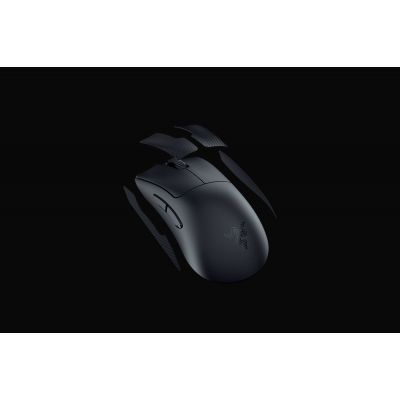 3. Razer DeathAdder V3 Pro Gaming-Maus, rechte Seite, RF Wireless + USB Typ-C, optisch, 30000 DPI