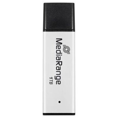 4. MediaRange MR1905-1 USB-Stick 1 TB USB Typ-A 3.2 Gen 1 (3.1 Gen 1) Schwarz, Silber