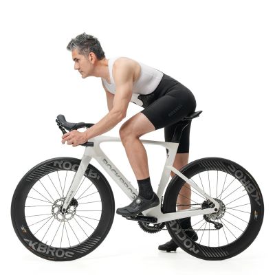 4. Rockbros TLDK001-1 ROAD TO SKY Herren-Radhose mit Polster, Größe S – Schwarz