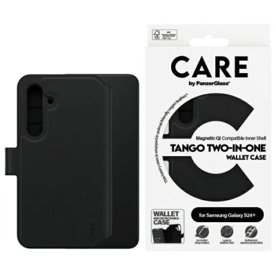 CARE by PanzerGlass Feature Tango 2in1 Wallet Case für Samsung Galaxy S24+ - Schwarz