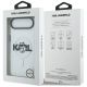 8. Karl Lagerfeld IML Choupette Sketch Logo MagSafe iPhone Air Hülle - Transparent