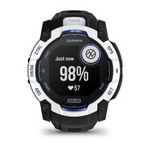 Garmin Instinct 3 Solar 010-02935-03 Smartwatch 50 mm Schwarz und Weiß