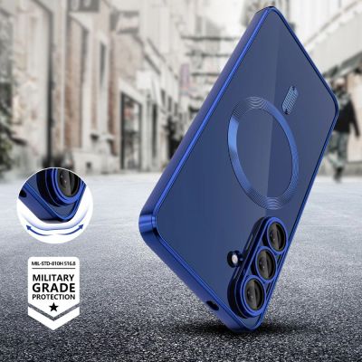 7. Tech-Protect MagFlex MagSafe Case für Samsung Galaxy S25 FE – Marineblau