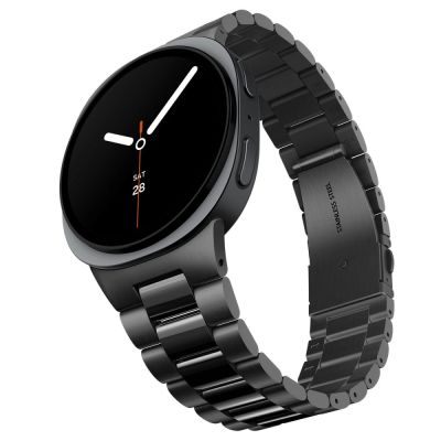 2. Spigen Modern Fit Armband 316L für Samsung Galaxy Watch 40/44/46 mm – Schwarz