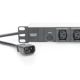 2. Digitus PDU 19" Rackmount-Steckdosenleiste, 10 x C13-Steckdosen, 2,0 m, 1 x C14-Stecker, 10 A, Überlastschutz, Aluminiumprofil