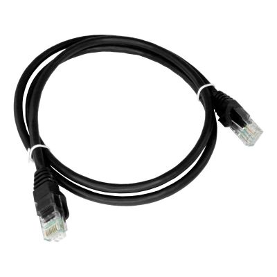 ALANTEC Patchkabel U/UTP CAT.6 PVC 0,5 m Schwarz