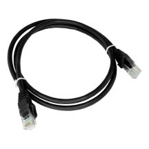 ALANTEC Patchkabel U/UTP CAT.6 PVC 0,5 m Schwarz