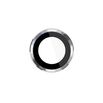 3. 3MK Lens Protection Pro Schwarzes gehärtetes Glas für iPhone 18 Pro / 18 Pro Max - Silber